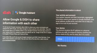 Dish TV Google Assistant Setup