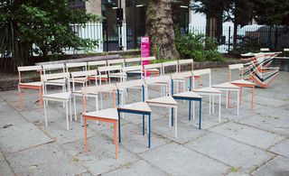 Church Garden with 200 chairs