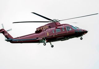 The Queen's helicopter