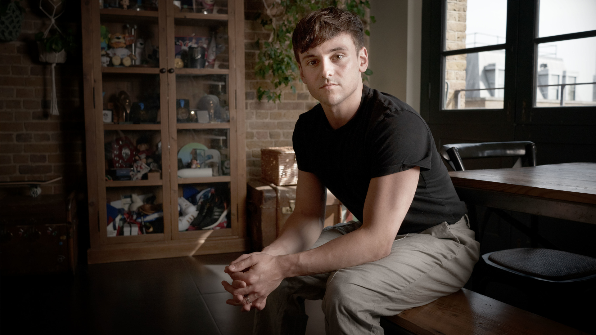 TV Tonight Tom Daley looks down the camera