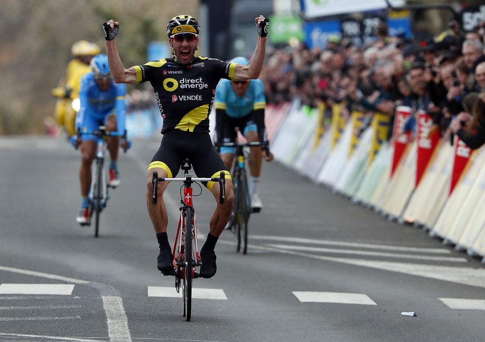 Jonathan Hivert (Direct Energie) wins stage 3 of Paris-Nice
