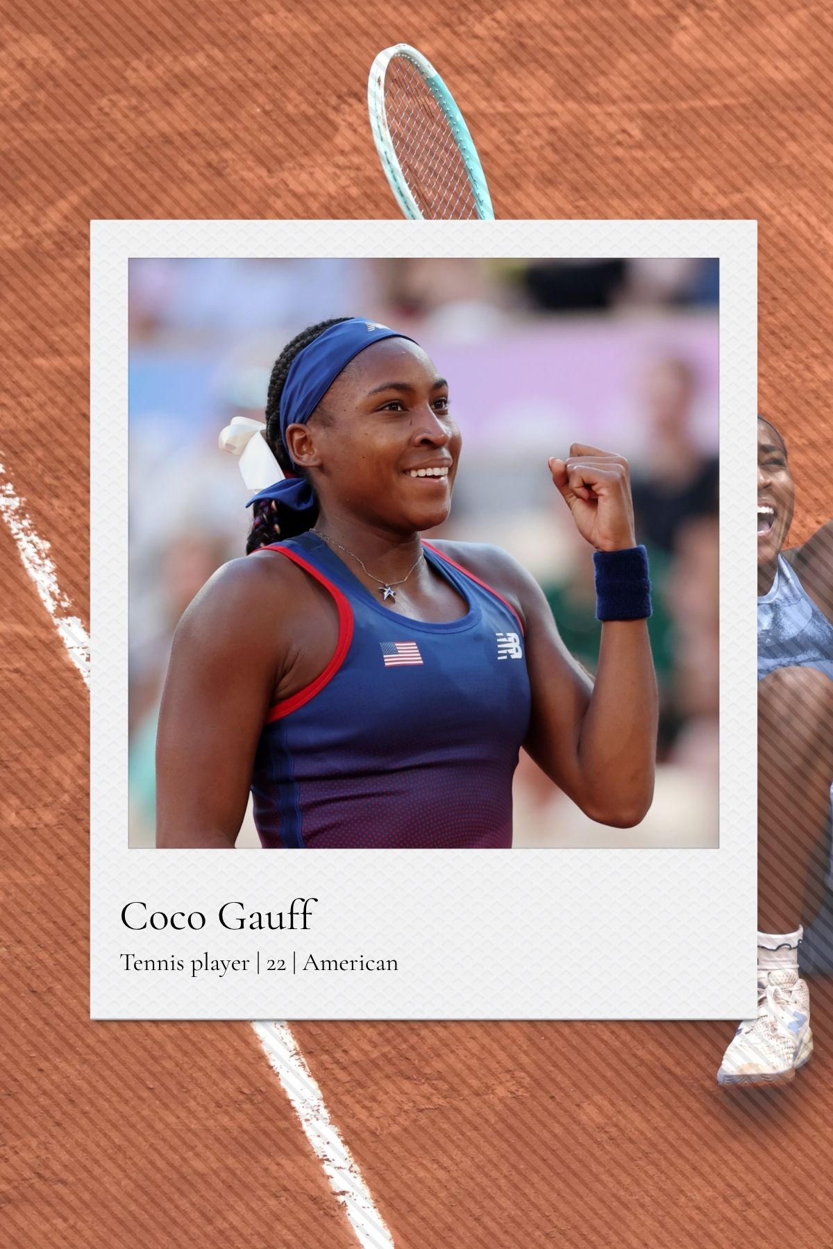 Tennis player Coco Gauff