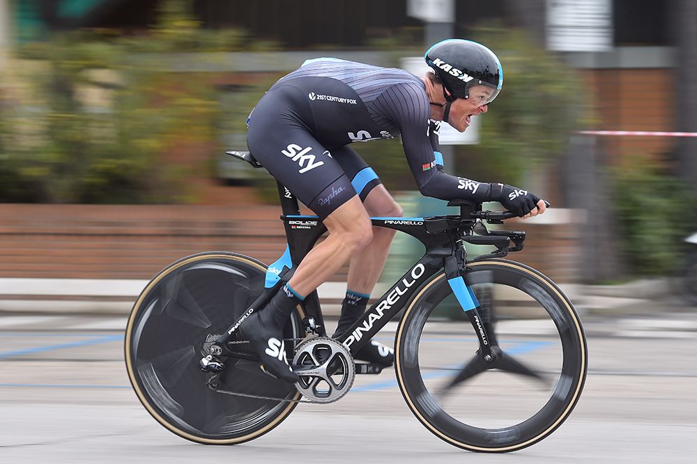 Vasil Kiryienka pulled a range of facial expressions ont he way to third