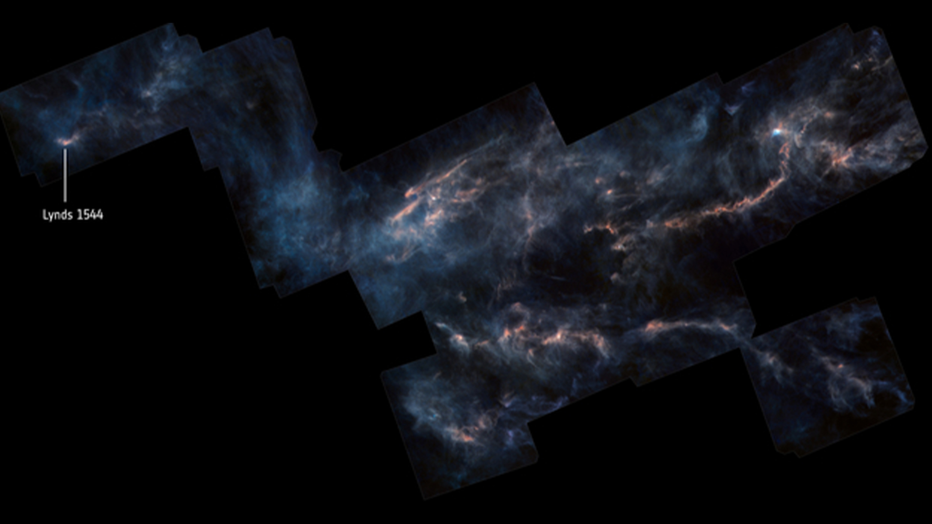 A view of the Taurus Molecular Cloud.
