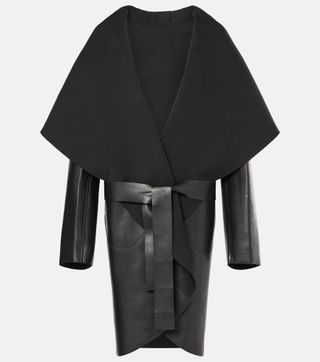 Reversible Faux Leather Coat