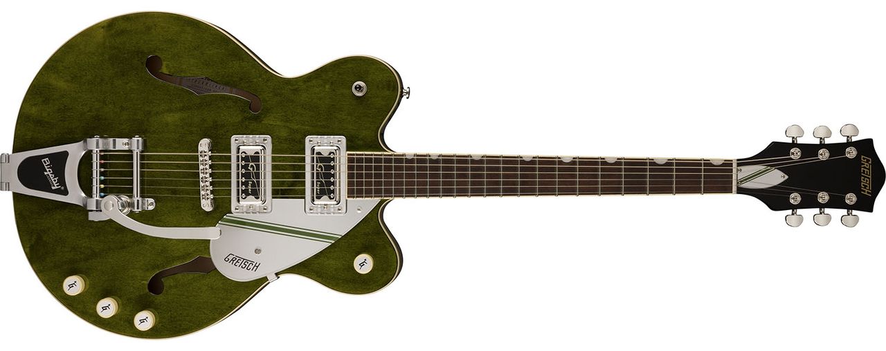 Gretsch G2604T Streamliner Rally II Center Block Double-Cut in Green Stain