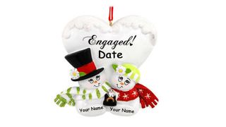 engagement ornament