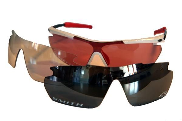 With three optically-correct lenses