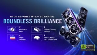 Asus RTX 50-series GPU lineup feature image