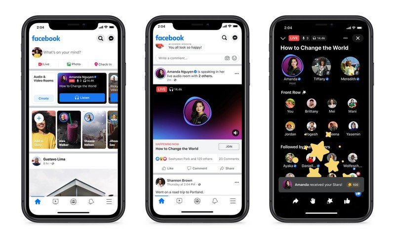 Facebook Live Audio Rooms