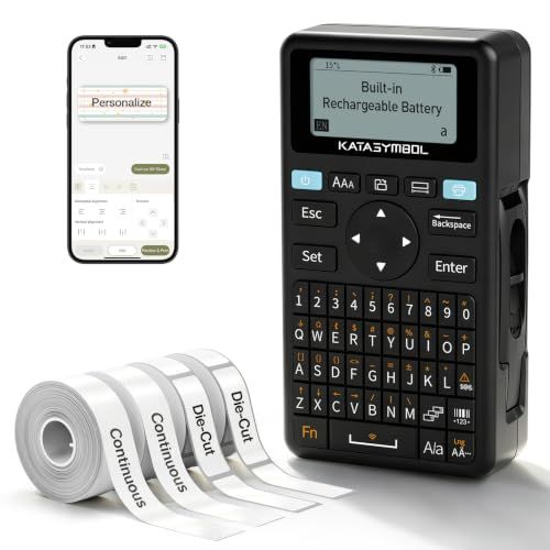 E11 Keyboard & Bluetooth Label Maker Machine