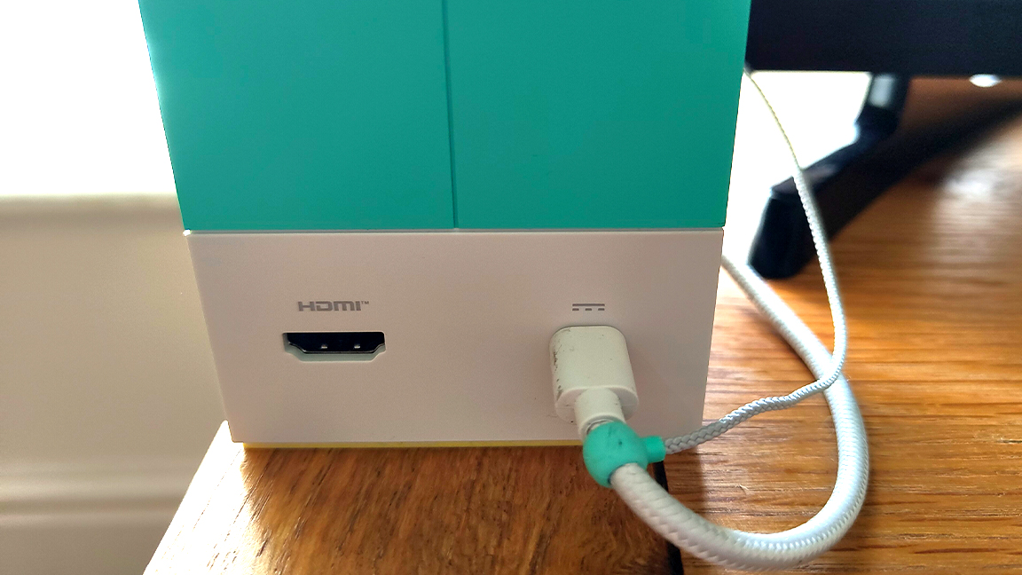Nex Playground review; a small colourful cube with a camera