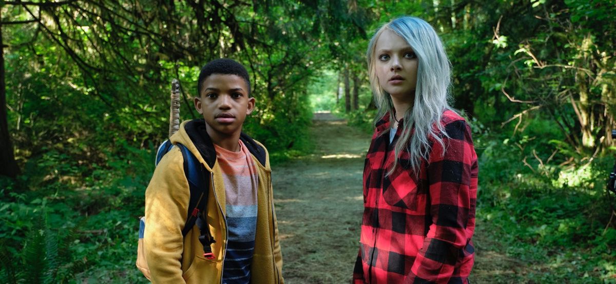 Gunner (Lonnie Chavis) and Jo (Amiah Miller) encounter more than they bargained for when they venture into a mysterious forest in search of a mythical figure with the power of eternal life in &#039;The Water Man.&#039;