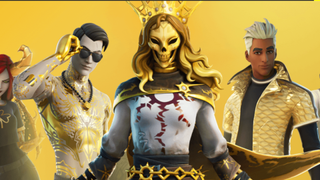 Characters in Fortnite wearing the new skins from the April update