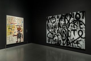 Installation view of The Culture: Hip Hop and Contemporary Art in the 21st Century at the Baltimore Museum of Art, April 2023