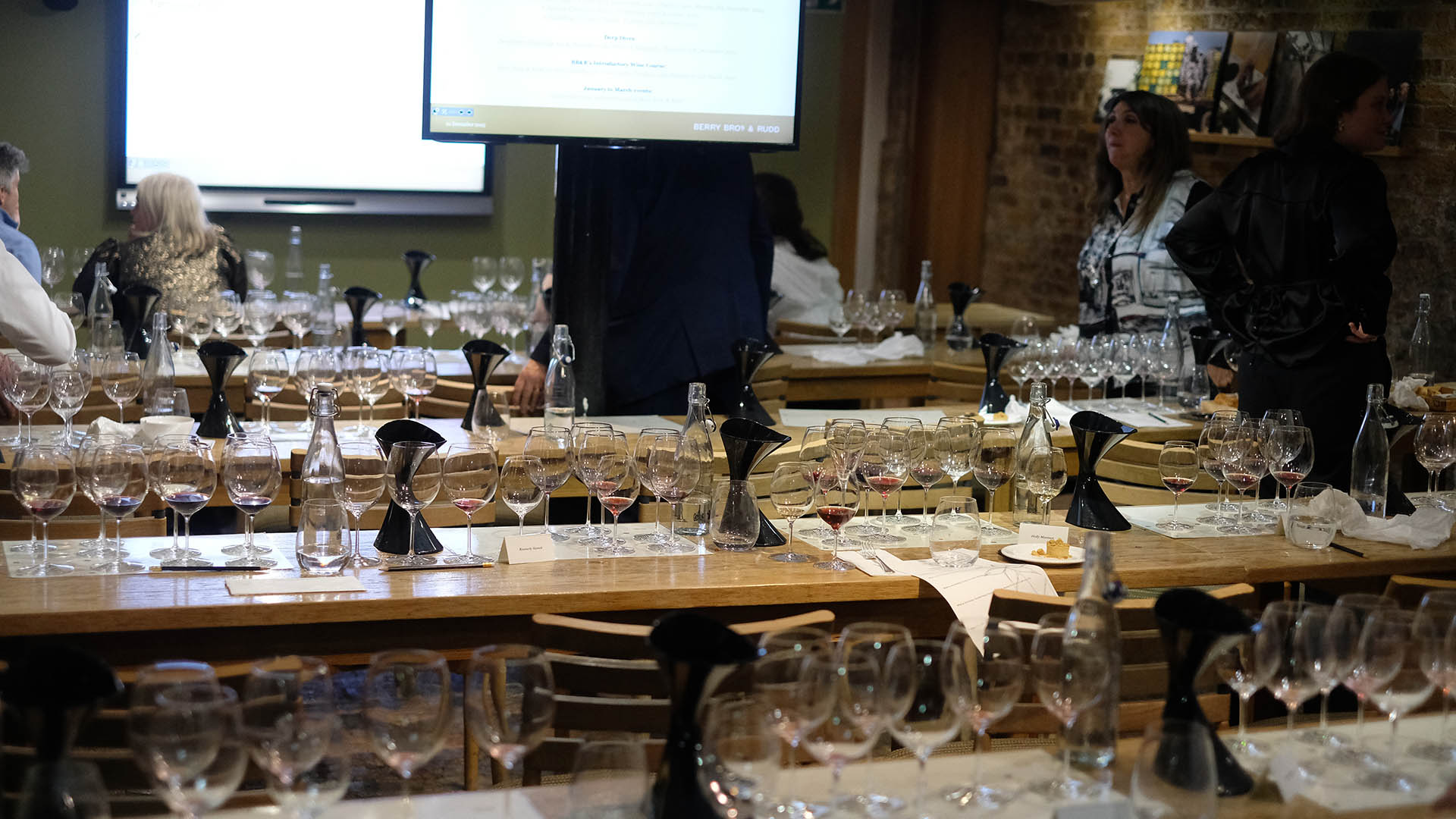 Berry Bros. and Rudd wine tasting photo.