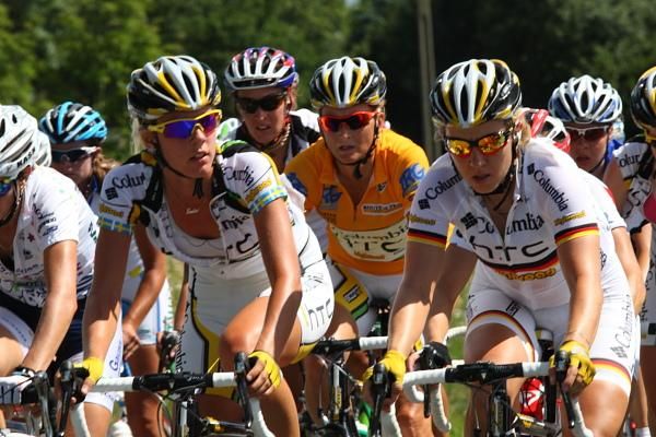 Team Columbia-HTC protected their race leader, Kim Anderson, throughout the stage