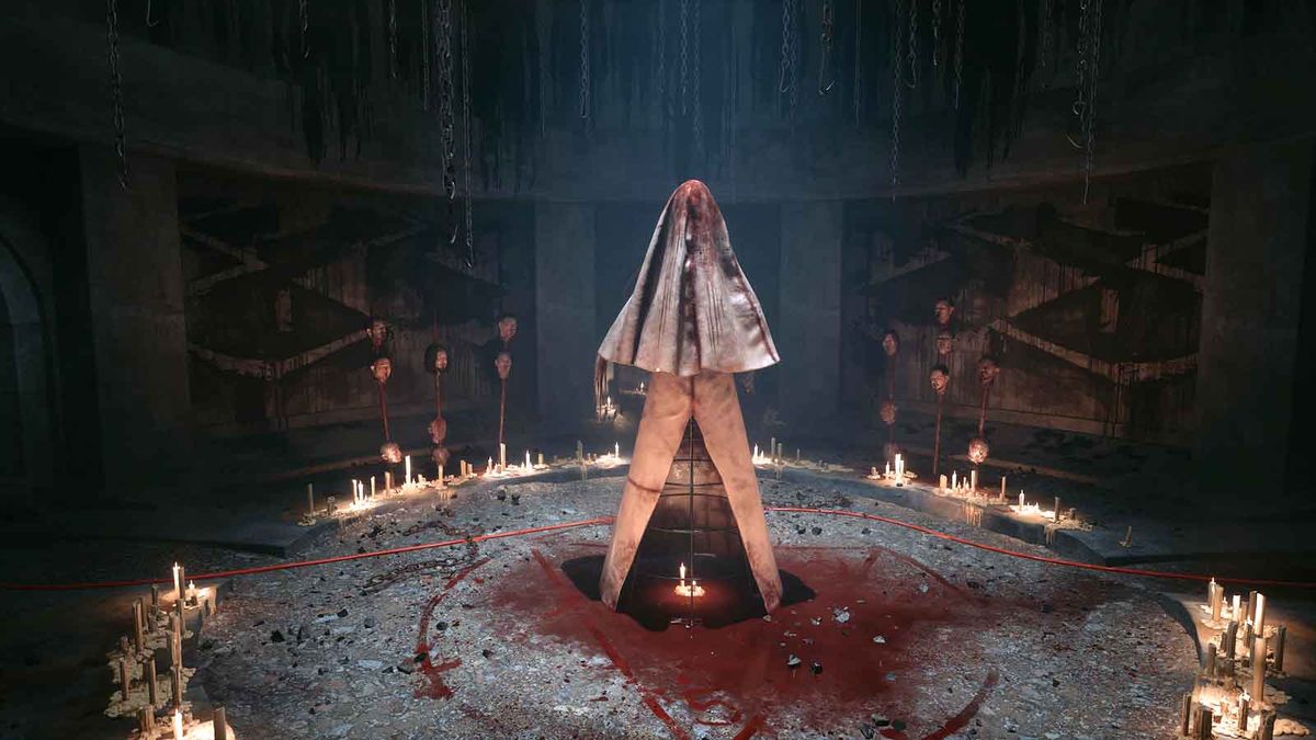 Screens from a horror game