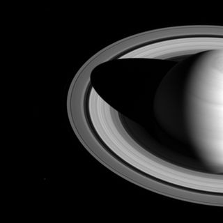 Saturn rings with shadow