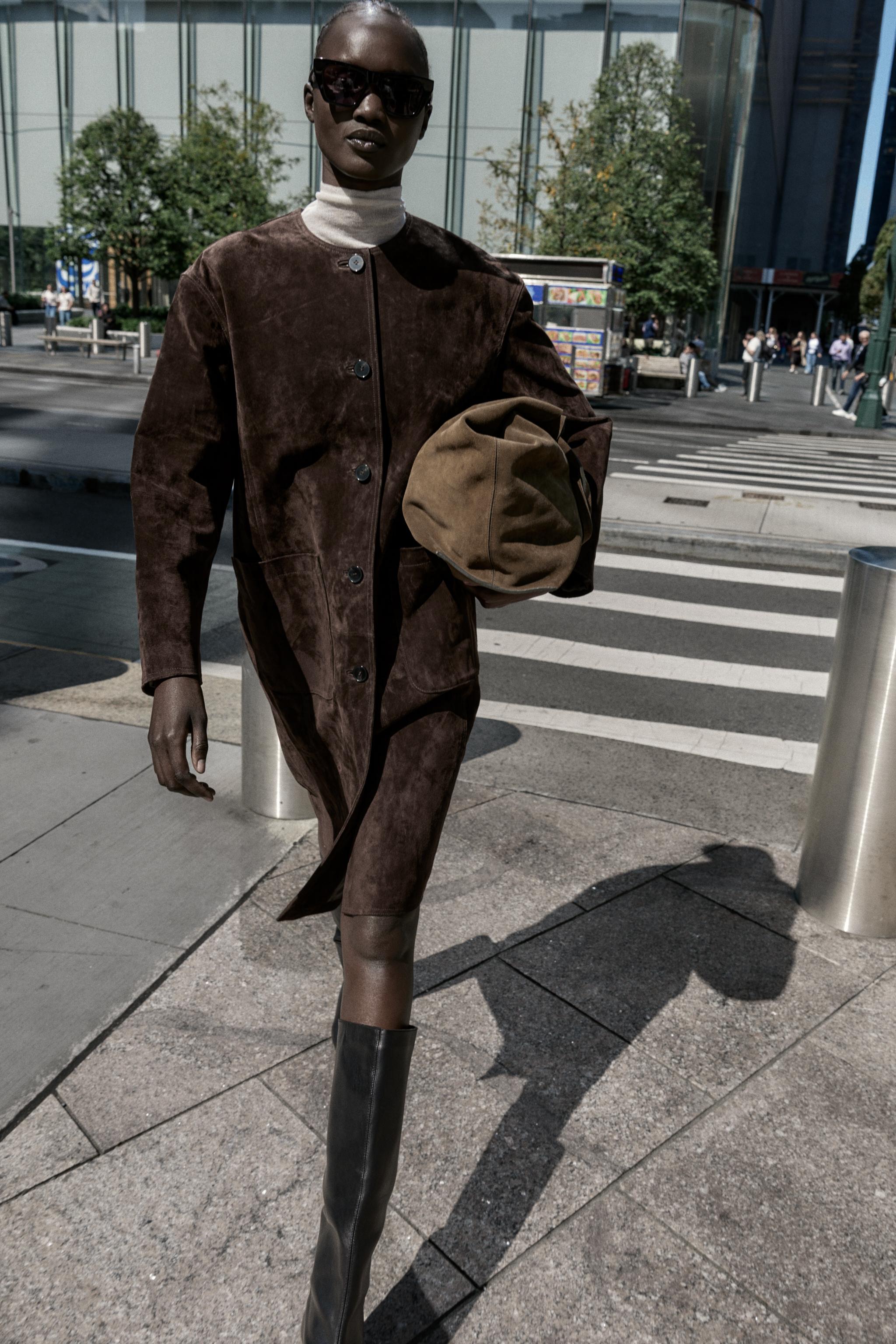100% Leather Coat