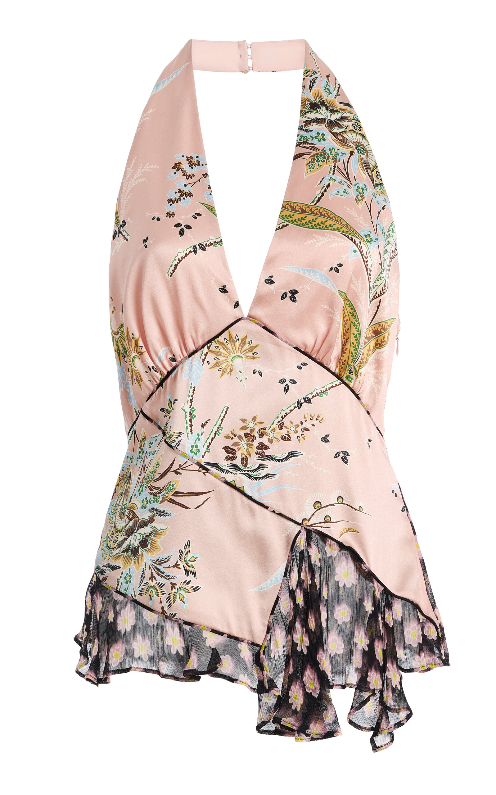 Maeva Draped Satin Top