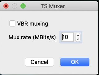 In the Configure button under Video Output, make sure VBR muxing is not checked.