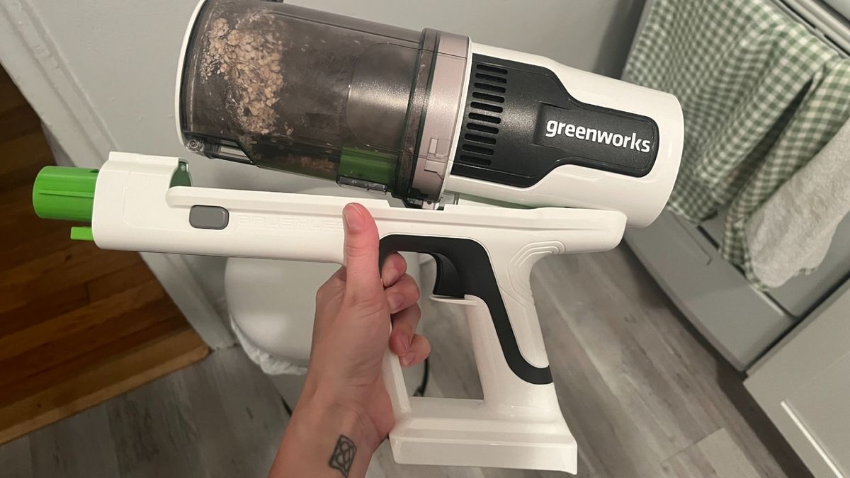 Greenworks 24V Deluxe Cordless Stick Vacuum review TechRadar