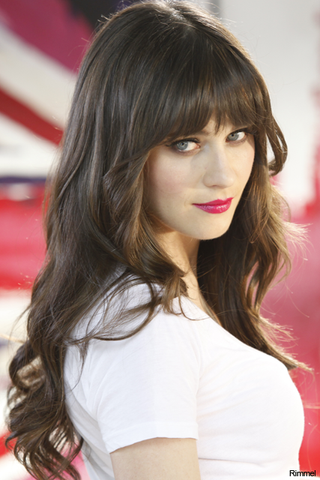 Zoe Deschanel for Rimmel - Rimmel London, lipstick, advert, behind the scenes, new, first look, sneak peek, beauty, news, Marie Claire