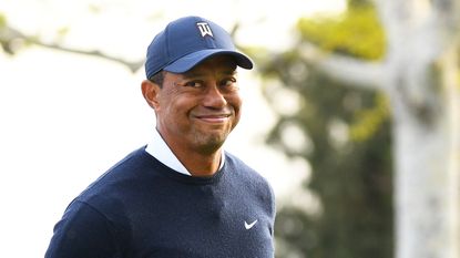 Tiger Woods during the first round of the 2023 Genesis Invitational