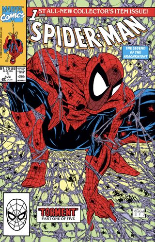Spider-Man #1 cover by Todd McFarlane