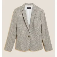 Slim Checked Single Breasted Blazer £45/$58 | M&amp;S