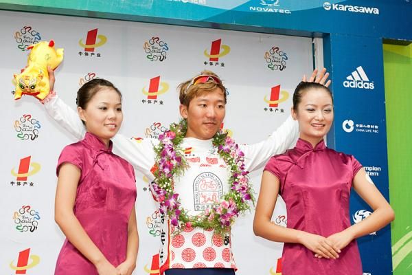 King Wai Cheung (Hong Kong) leads the mountains classification.