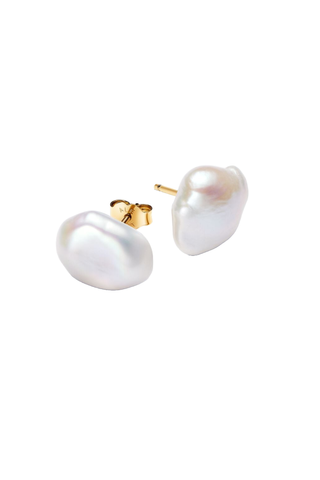 Pandora Baroque Treated Freshwater Cultured Pearl Stud Earrings