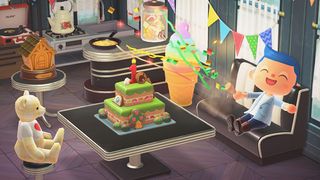 Animal Crossing New Horizons Anniversary Cake