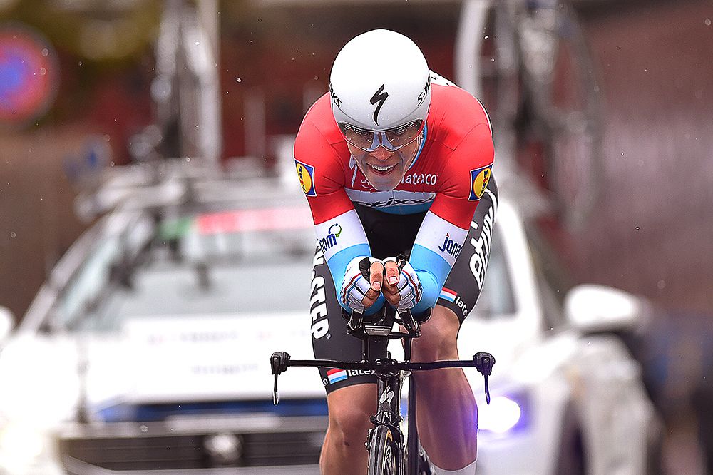 Bob Jungels (Etixx-QuickStep) in the Tour de Romandie prologue.