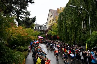 The main climb of the Zurich 2024 worlds circuit