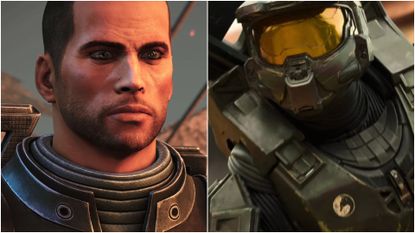 Master Chief from Halo and Commander Shepard from Mass Effect