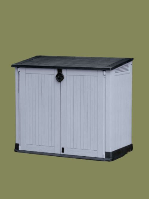 Keter Store It Out Midi Storage Box - Grey & Black