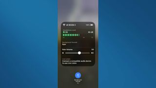 How to turn on Background Sounds in iOS 15 - add hearing to control centre