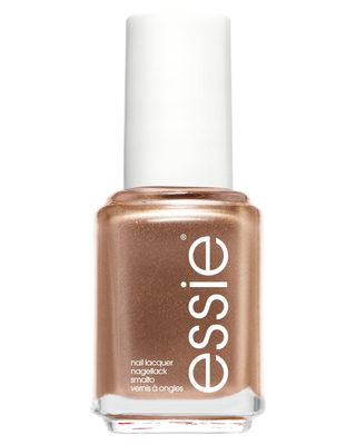 An image of a brown chrome nail polish from Essie.