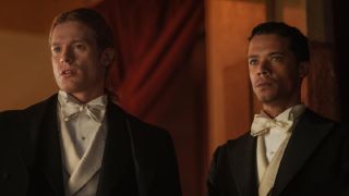 The vampires Lestat (Sam Reid) and Louis (Jacob Anderson) in Interview with the Vampire 
