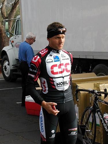 Australian rider Luke Roberts gets ready to ride in Solvang