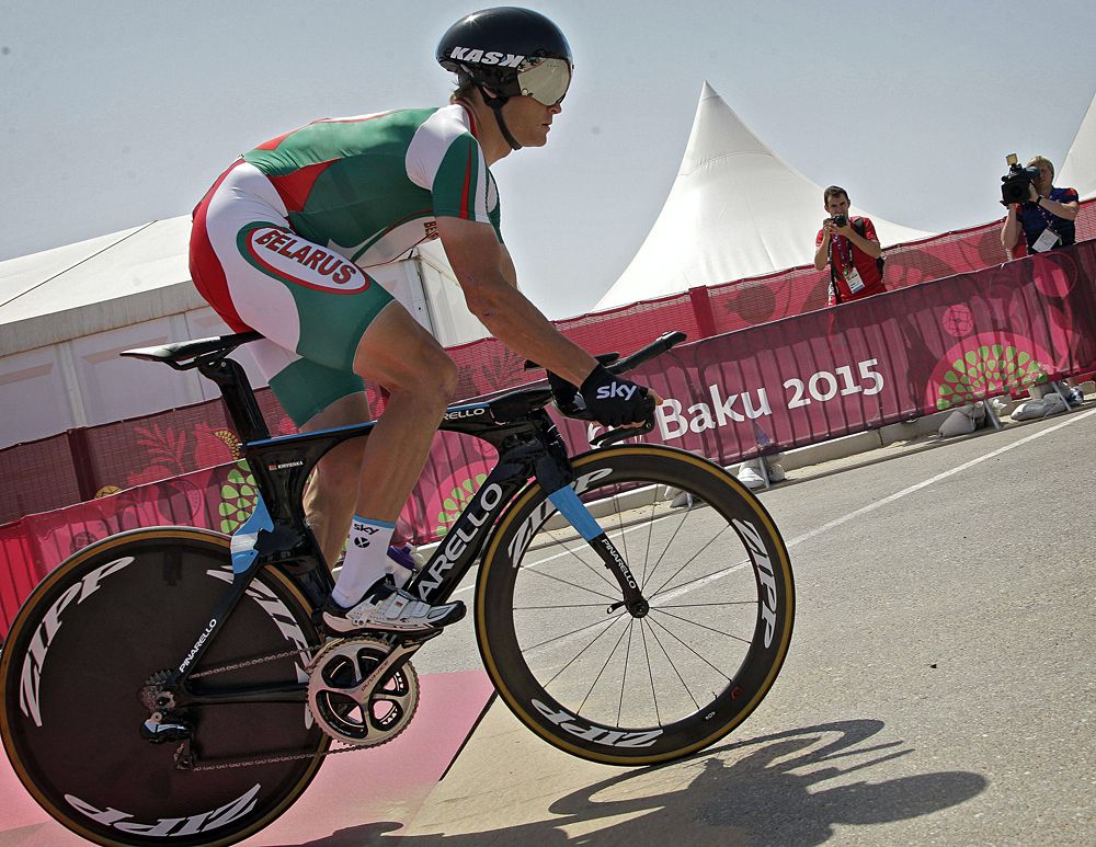 Vasil Kiryienka (Belarus) rides to gold in the European Games