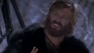 Robert Redford with a huge beard in Jeremiah Johnson