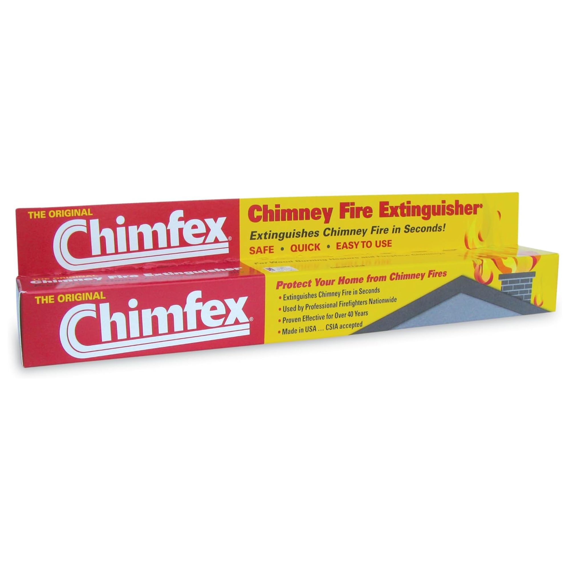 Chimney fire extinguisher