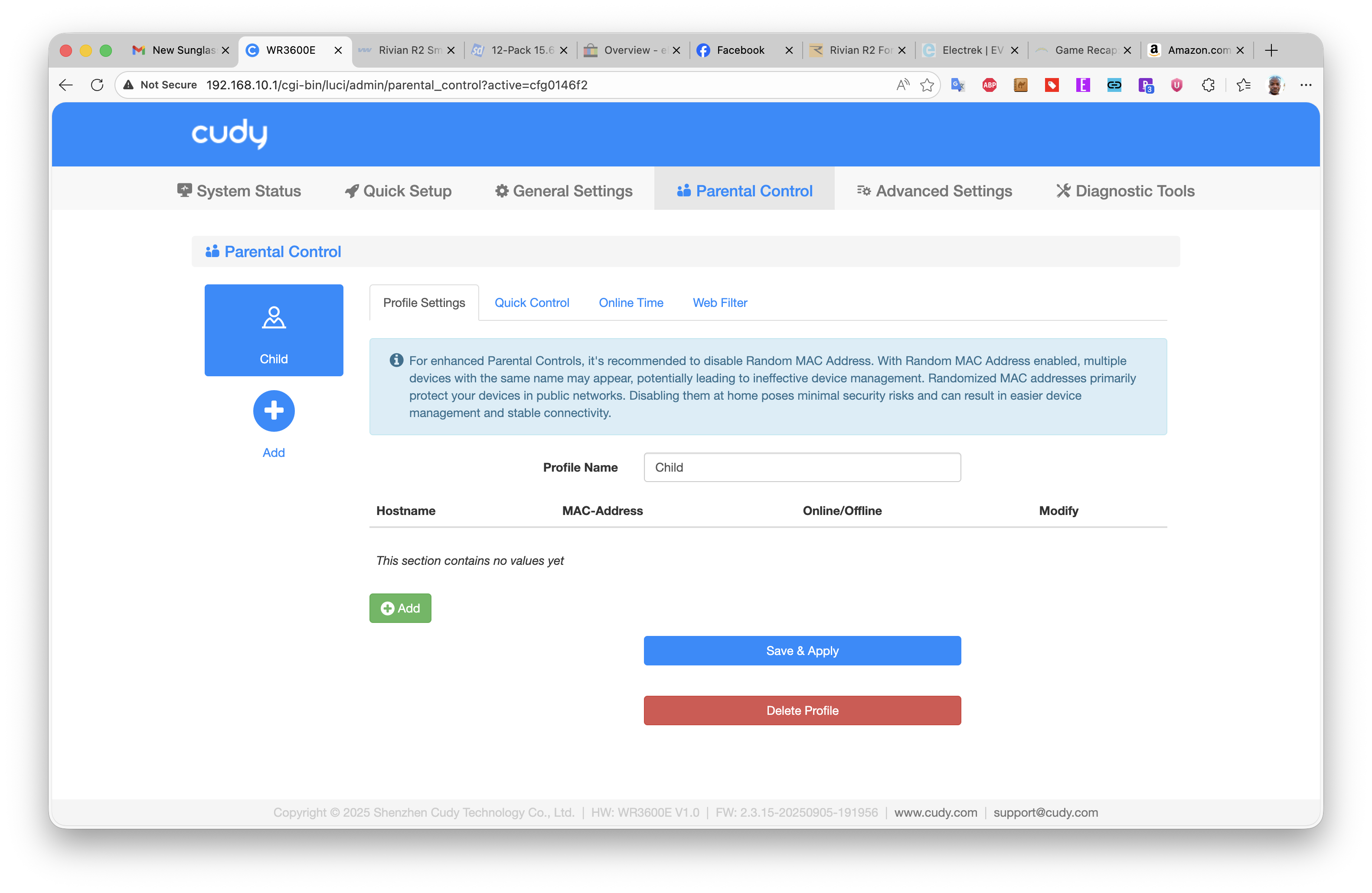 Cudy WR3600E Wi-Fi 7