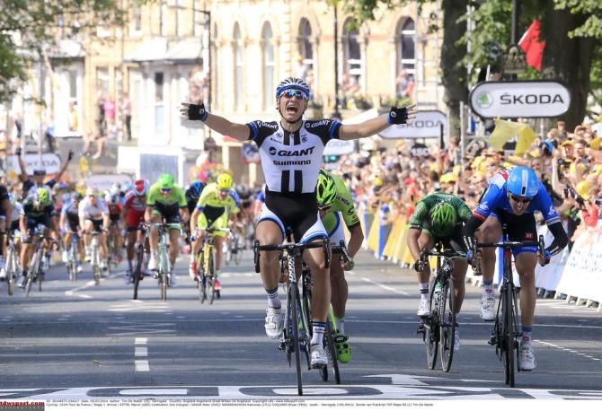 Marcel Kittel (Giant-Shimano) celebrates the win