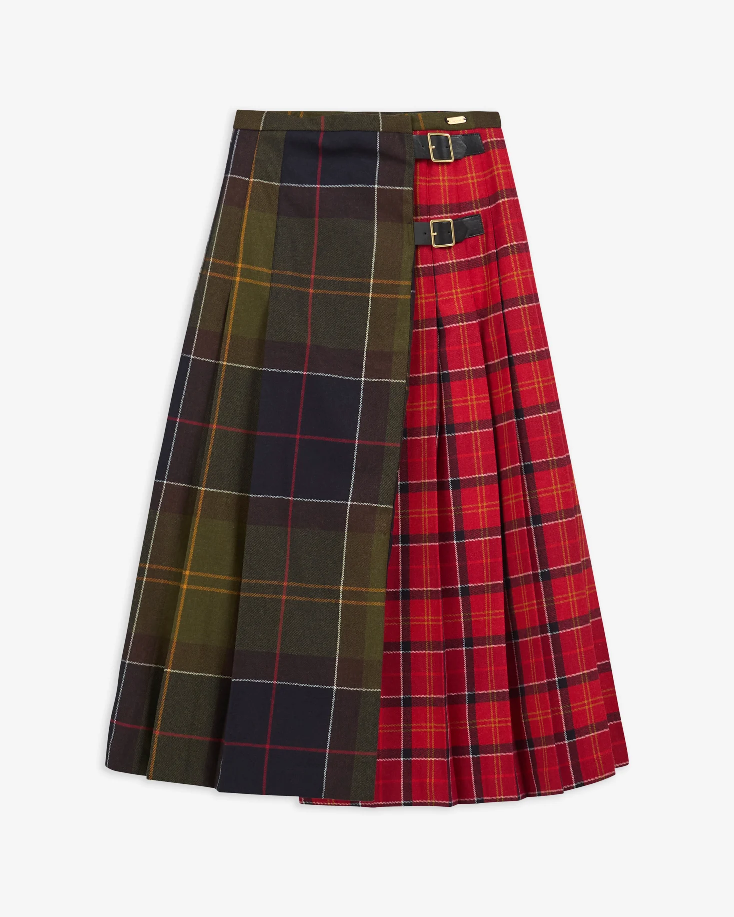 Barbour, Marena Tartan Midi Skirt