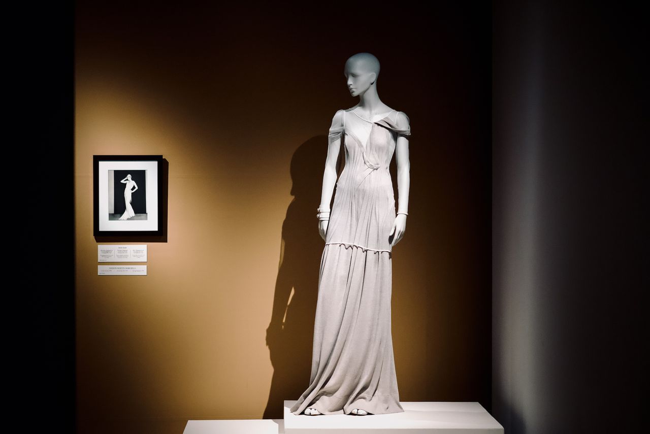 Exhibition view of Man Ray and Fashion at MoMu