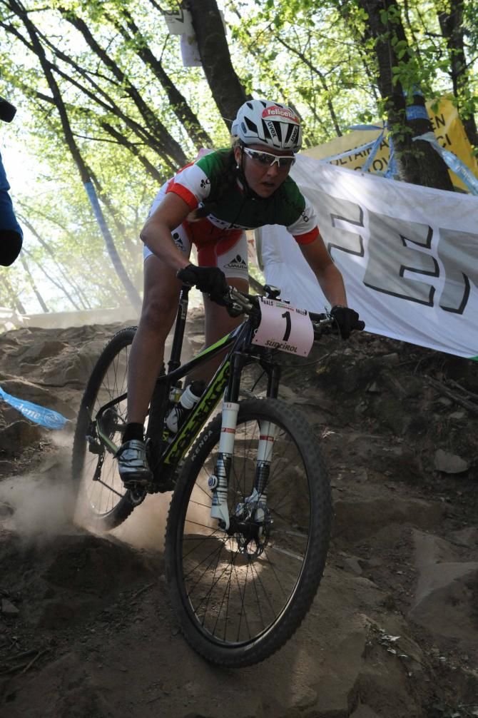 Eva Lechner is going for win #4 at the Marlene Sunshine Race